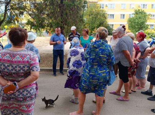 Рабочая встреча с жителями пгт. Вольное Джанкойского района